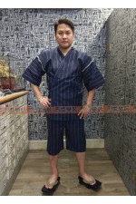 OC271B -日式甚平（條紋）日式和風