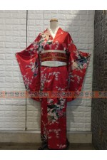 OC203A -紅孔雀長和服（日式和風）
