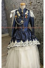 OE013A- 軍風歐洲洋裝