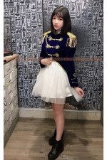 OE013B-軍風歐洲洋裝