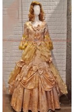 OE014- 金紗歐洲洋裝