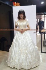 OE219-白長尾裙宮廷服