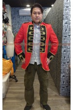 OE102A-宮廷服（排扣紅）歐美 歐洲 伯爵 貴族