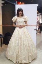 OE222- 白歐洲宮廷洋裝