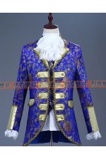 OE104E-宮廷服藍底 歐美 歐洲 伯爵 貴族