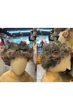 WIG04CD-老人假髮(捲髮)