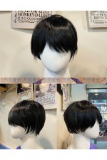 WIG05C-男生假髮(黑中短03)