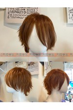 WIG05E-男生假髮(棕中02)