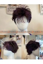 WIG05H-男生假髮(紫)