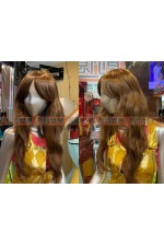 WIG06B-女生假髮 (棕長捲2)