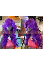 WIG06D-女生假髮 (紫長捲1)