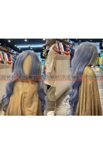 WIG06E-女生假髮 (藍長捲6)