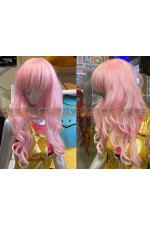 WIG06G-女生假髮 (粉長捲1)