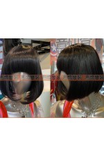 WIG07A-女生假髮 (黑短1)