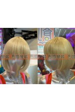 WIG07C-女生假髮 (金短02)