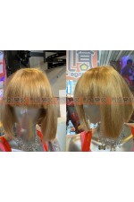 WIG07C-女生假髮 (金短06)
