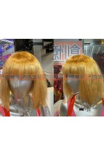 WIG07C-女生假髮 (金短07)