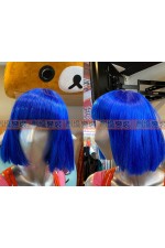WIG07J-女生假髮(藍短2)