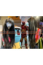 WIG08A-女生假髮(黑長直04)