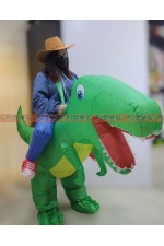 X10AB-充氣騎恐龍（恐龍裝／充氣裝）