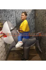 X10F-充氣騎鯊魚（充氣裝）