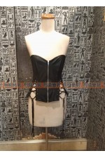 X18D-黑平口綁繩馬甲