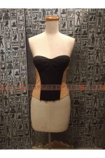 X18G-黑底膚色馬甲