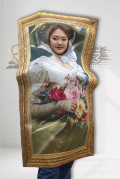 31AQ-歐洲仕女 畫像 Christmas